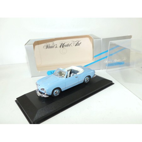 VW KARMANN GHIA CABRIOLET Bleu MINICHAMPS 1:43