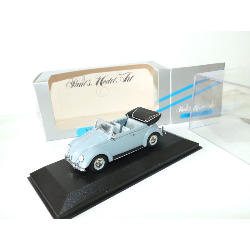 VW COCCINELLE 1200 CABRIOLET 1951-1952 Gris MINICHAMPS 1:43