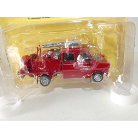 FORD TRANSIT 190 VPI Maheu-Labrosse POMPIERS IXO PRESSE N°16 1:43 blister