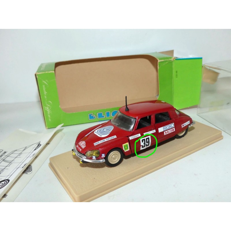 CITROEN DS 21 N°39 RALLYE MONTE CARLO 1972 ELIGOR 2003 1:43 imperfection