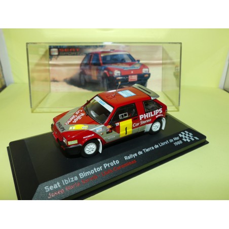 SEAT IBIZA BIMOTOR PROTO RALLYE TIERRA LLORET DE MAR 1988 servia ALTAYA 1:43
