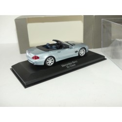 MERCEDES CLASSE SL Phase 1 R230 Bleu très clair MINICHAMPS 1:43