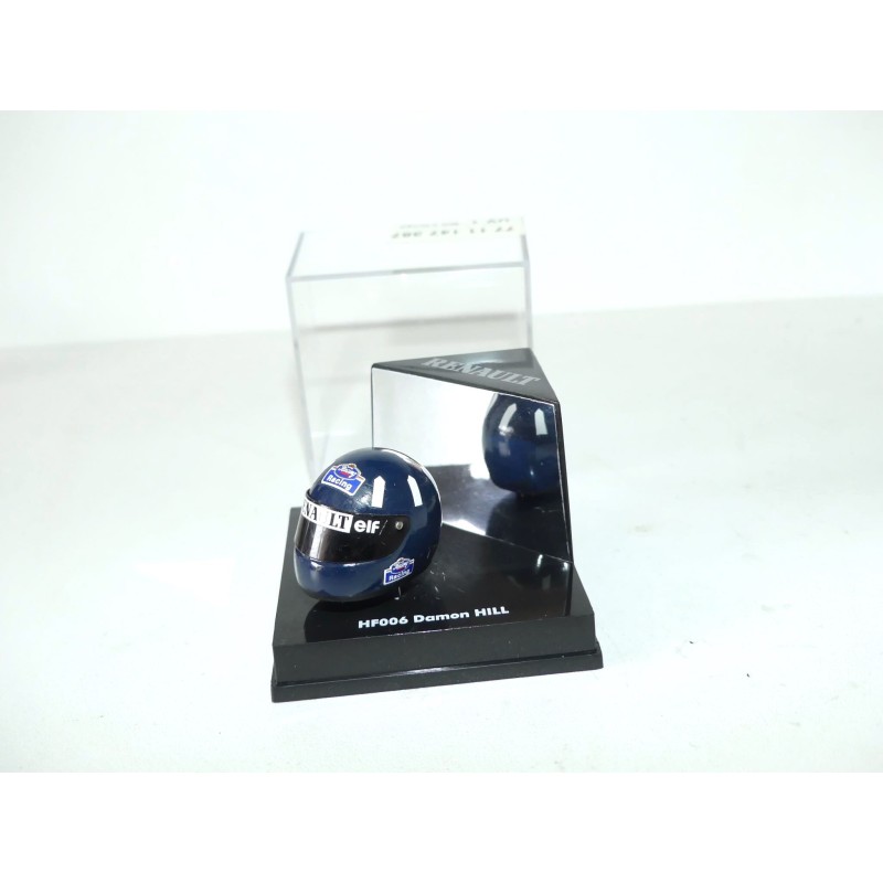 CASQUE FORMULE 1 DAMON HILL HELMET ONYX HF006 1:12