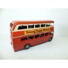BUS LONDONIEN EN METAL TRI ANG MINICTOYS sans boite pneu abimé