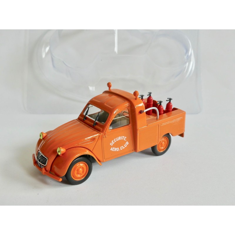 CITROEN 2CV N°062 PICK UP AERO CLUB SAINT YANN NOREV 1:43 sous coque