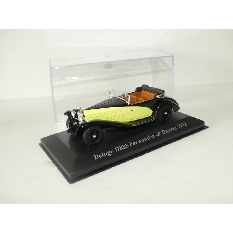 DELAGE D8SS FERNANDEZ ET DARRIN 1932 Noir et Jaune ALTAYA 1:43