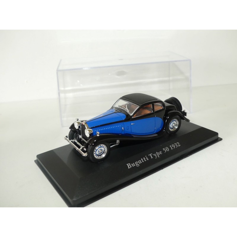 BUGATTI TYPE 50 1932 Bleu et Noir ALTAYA 1:43