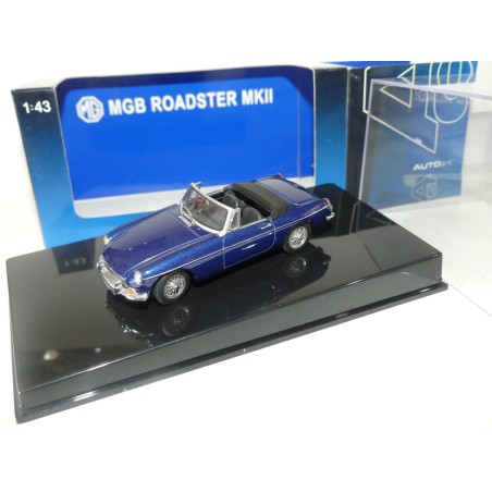 MGB ROADSTER MKII 1969 Bleu AUTOART 1:43