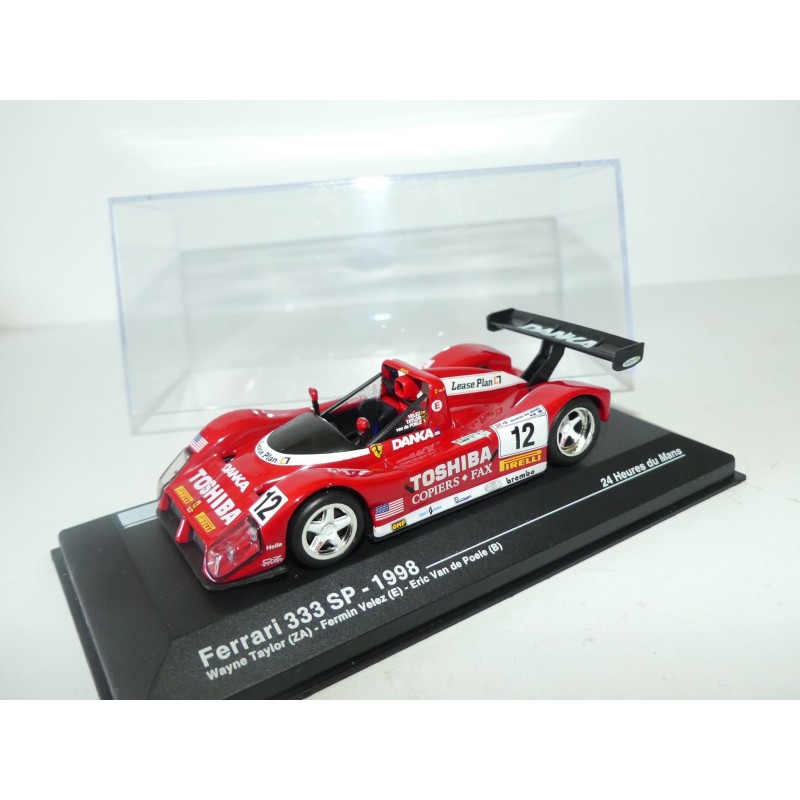 Miniature Ferrari 333 SP Le Mans 1998 - Altaya 1/43, N°12, 8ème Place, Occasion