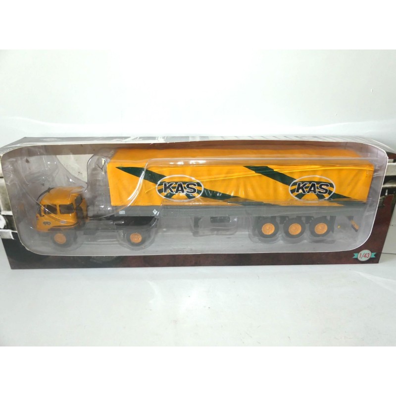 CAMION BARREIROS SUPER AZOR GRAN RUTA SAVOYARDE KAS SEMI REMORQUE ALTAYA 1:43