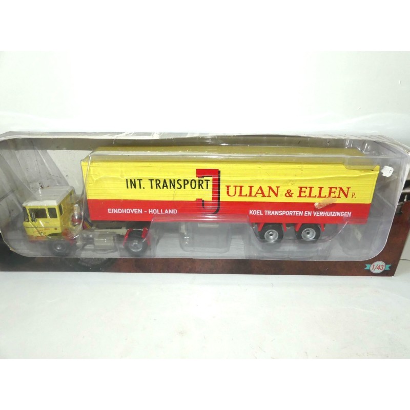 CAMION DAF 2600 (1962-1974) JULIAN et ELLEN SEMI REMORQUE ALTAYA 1:43