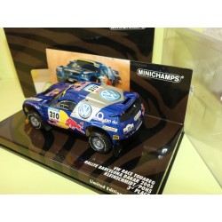 VW TOUAREG N°310 RALLYE PARIS DAKAR 2005 J. KLEINSCHMIDT MINICHAMPS 1:43 3ème