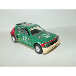 PEUGEOT 205 TURBO 16 RALLYE TOUR DE CORSE 1986 CASABIANCA BURAGO 1:24 BENETTON