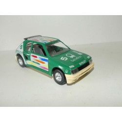 PEUGEOT 205 TURBO 16 RALLYE BURAGO 1:25 1:24 BENETTON