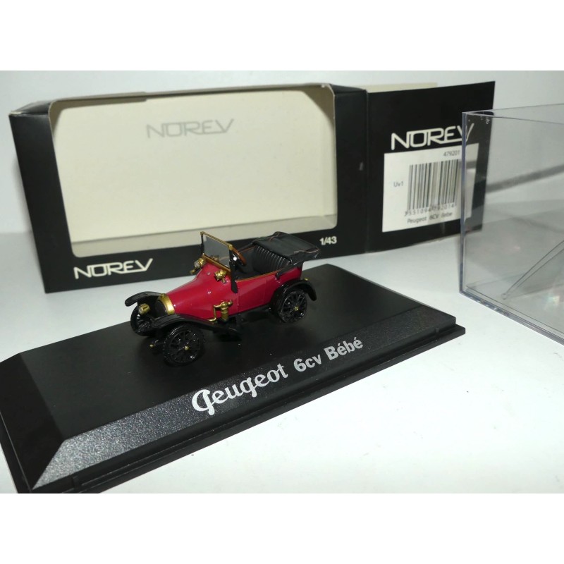 PEUGEOT 6CV BEBE Bordeaux NOREV 1:43