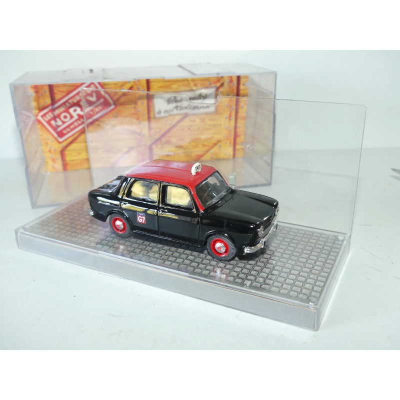 SIMCA 1000 TAXI G7 Noir et Rouge NOREV 1:43