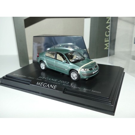 RENAULT MEGANE II Phase 1 4 Portes CLASSIC 2003 Vert NOREV 1:43