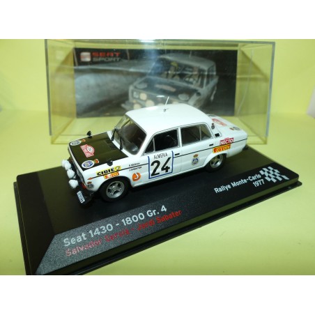SEAT 1430 1800 Gr.4 RALLYE MONTE CARLO 1977 SERVIA ALTAYA 1:43 7Ã¨me
