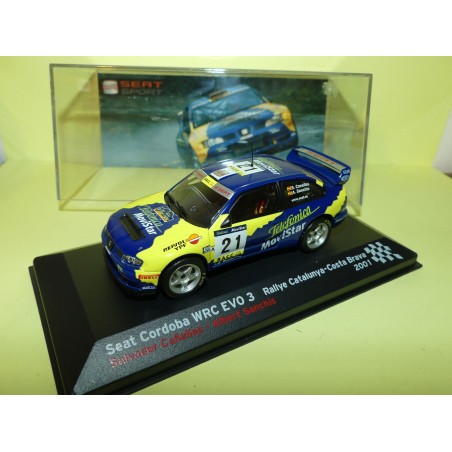 SEAT CORDOBA WRC RALLYE DE CATALOGNE 2001 CAÃ‘ELLAS ALTAYA 1:43 Abd