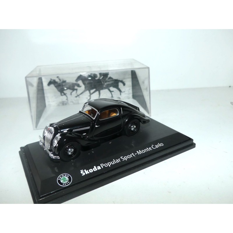 SKODA POPULAR SPORT MONTE CARLO Noir ABREX 1:43