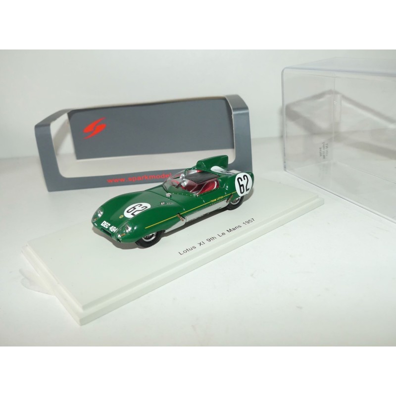 LOTUS XI N°62 LE MANS 1957 SPARK S4398 1:43
