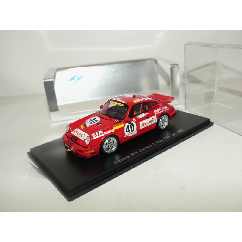 PORSCHE 911 CARRERA 2 CUP N°40 LE MANS 1993 SPARK S2070 1:43