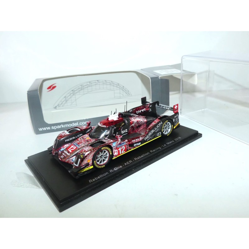 REBELLION R-ONE AER N°12 LE MANS 2016 SPARK S5106 1:43