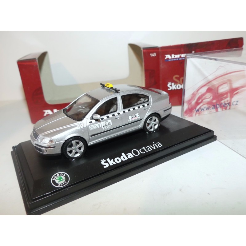 SKODA OCTAVIA II Phase 1 TAXI Gris ABREX 1:43