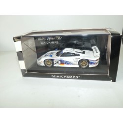 PORSCHE 911 GT1 N°25 LE MANS 1996 MINICHAMPS 1:43 2ème