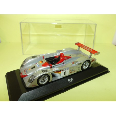 AUDI R8 N°8 LE MANS 2000 MINICHAMPS 1:43 Arrivée 1er imperfection