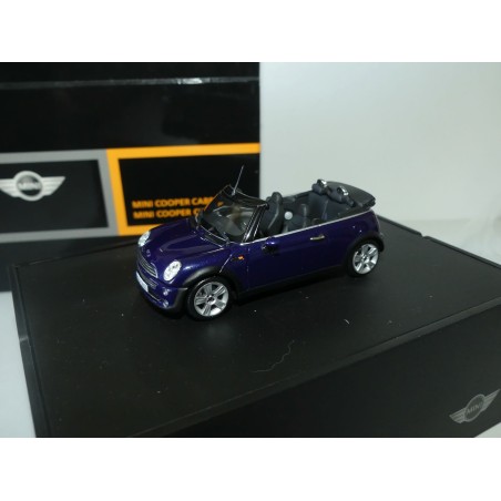 BMW MINI COOPER CABRIO Bleu MINICHAMPS 1:43