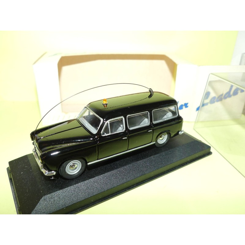 PEUGEOT 403 BREAK GENDARMERIE Noir LEADER 140112 1:43