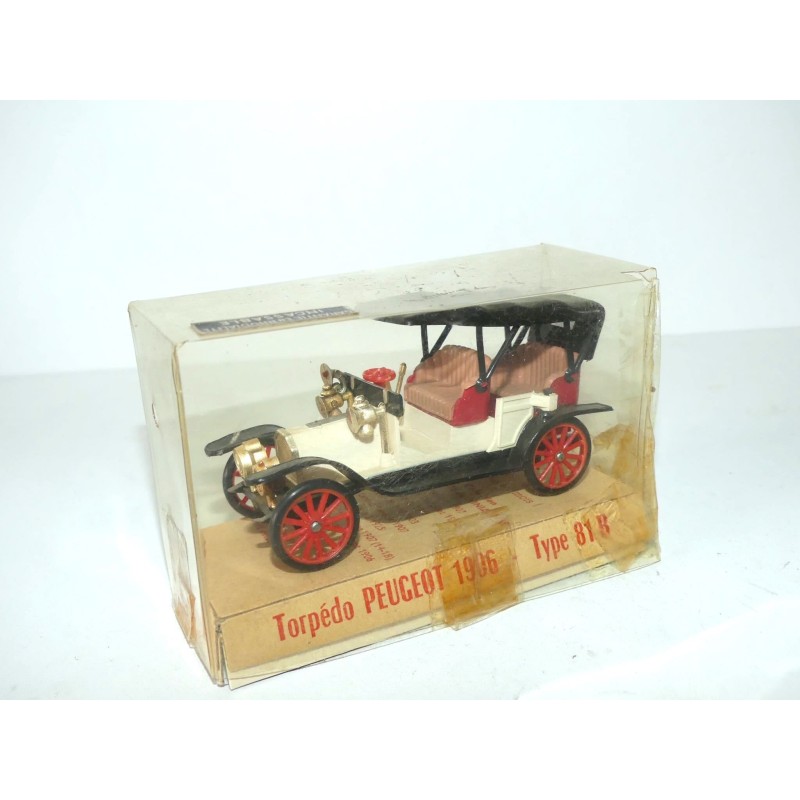 PEUGEOT TORPEDO 1906 Blanc TYPE 81 B MINIALUXE 1:43 