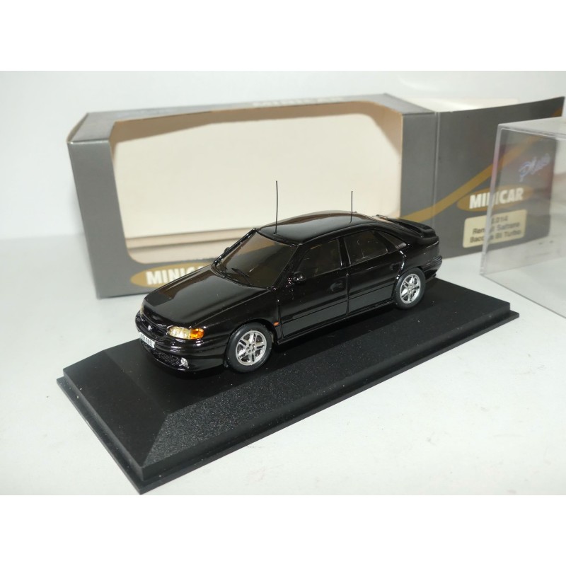 RENAULT SAFRANE BACCARA BI TURBO Noir MINICAR 00.014 1:43