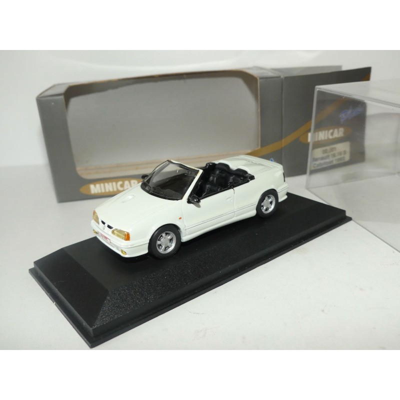 RENAULT 19 16S CABRIOLET 1993 Blanc MINICAR 00.001 1:43 