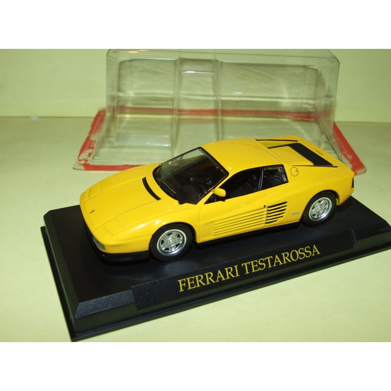 FERRARI TESTAROSSA Jaune FABBRI 1:43 sous coque