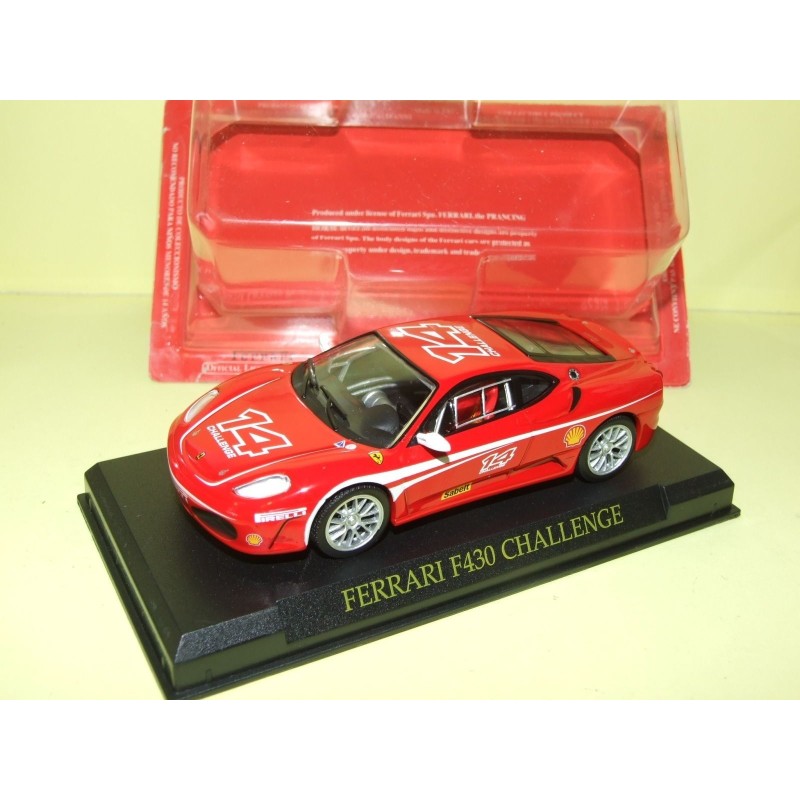 FERRARI F430 CHALLENGE Rouge FABBRI 1:43 sous coque