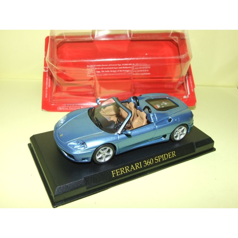 FERRARI 360 SPIDER Bleu FABBRI 1:43 sous coque