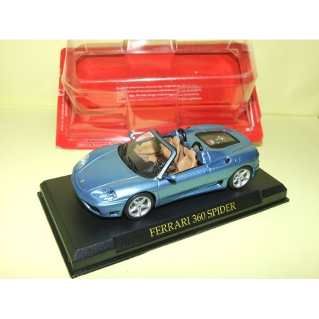 FERRARI 360 SPIDER Bleu FABBRI 1:43 sous coque