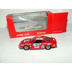 RENAULT ALPINE A110 N°31 RALLYE TOUR DE CORSE 1970  VEREM 1:43 