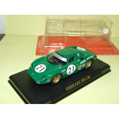 FERRARI 250 LM N°21 1968 LE MANS FABBRI 1:43 sous coque 1er
