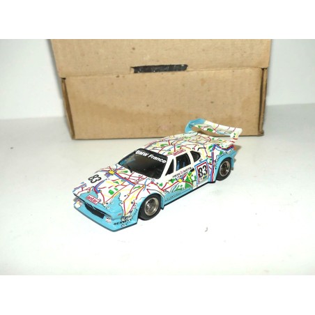 BMW M1 N°83 LE MANS 1980 KIT Monté RECORD 1:43 carte de france