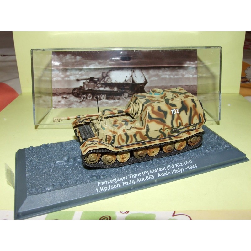 PANZER N°01 TIGER ELEPHANT Sd.Kfz.184 ITALIE 1944 ALTAYA 1:72