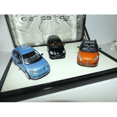 CITROEN C3 C3 pluriel et C2 Coffret NOREV 1:43