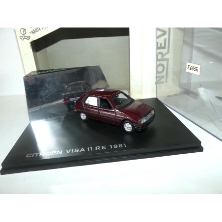 CITROEN VISA 11 RE 1981 Bordeaux NOREV 1:43