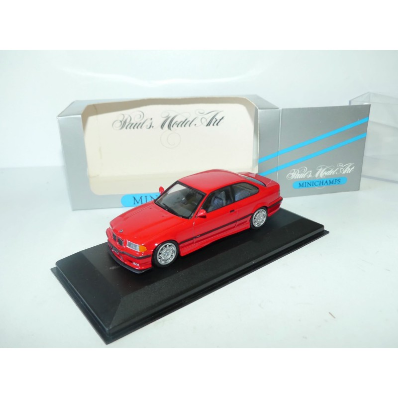 BMW M3 E36 Rouge MINICHAMPS 1:43 imperfection
