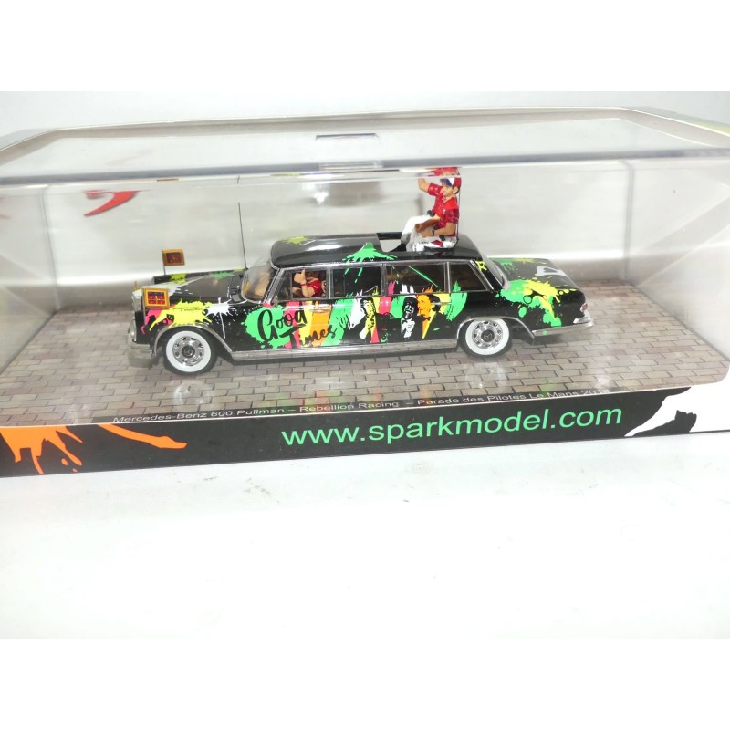 MERCEDES 600 PULLMAN PARADE DES PILOTES MANS 2019 SPARK S7951 1:43 