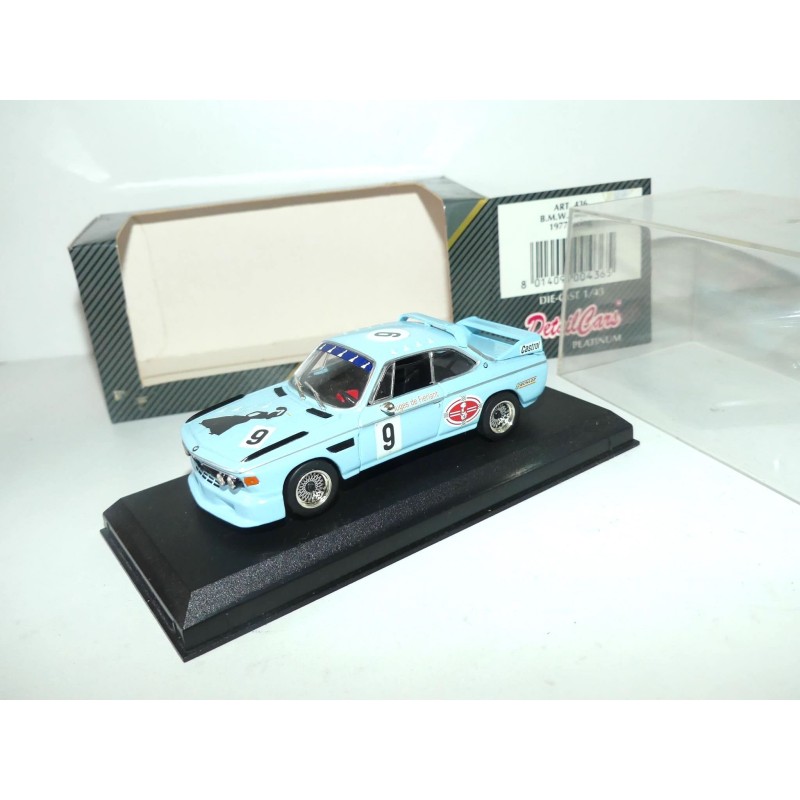 BMW 3.0 CS N°9 1977 Pub CIG DETAILCARS 436 1:43
