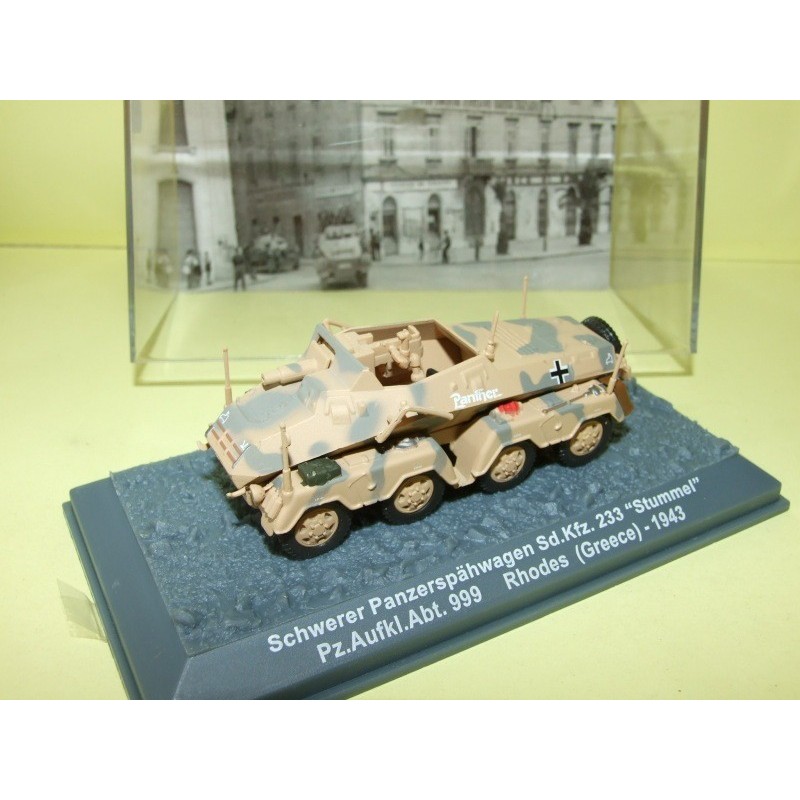 PANZER N°29 SCHWERER PANZERSPAHWAGEN GRECE 1943 ALTAYA 1:72