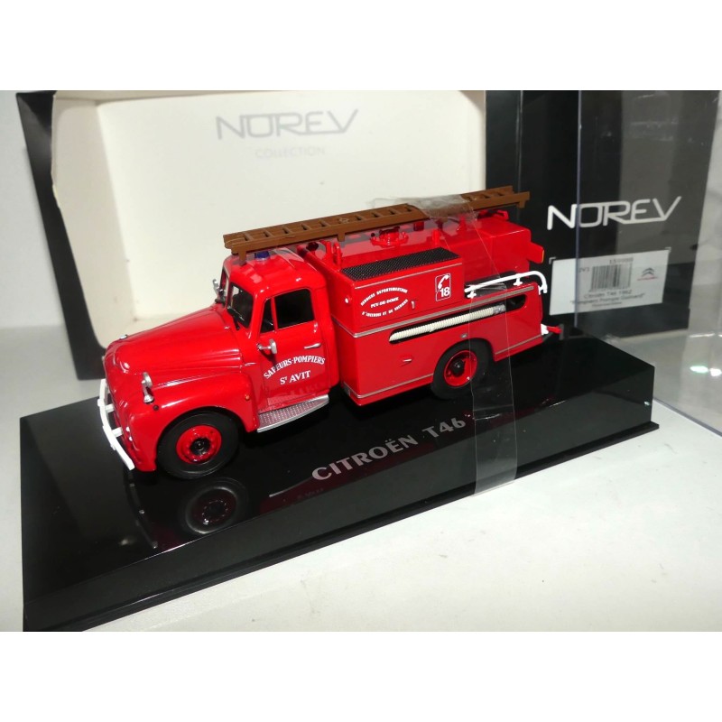 CITROEN T46 POMPIERS CITERNE INCENDIE NOREV 1:43
